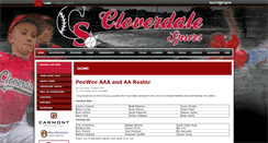 Desktop Screenshot of cloverdalebaseball.com